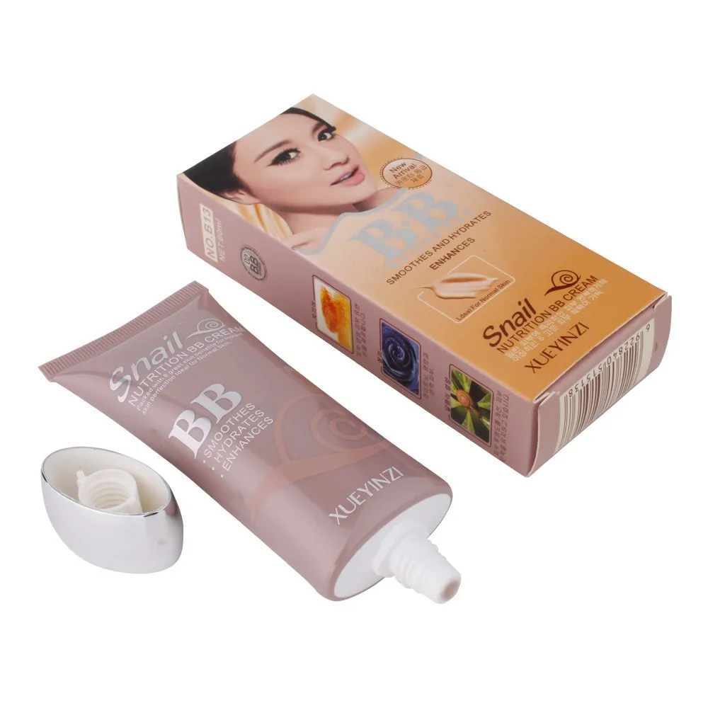 
Snail Nutrition Whitening Concealer Face Liquid Foundation BB Cream 