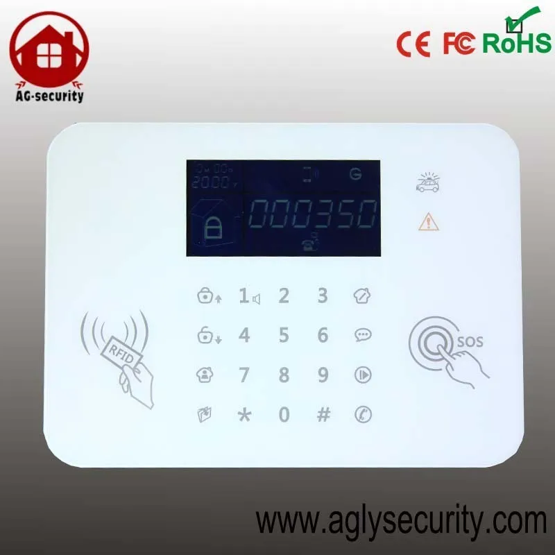 2014 новых android/мо прилоёение двойной- сети сенсорный экран rfid системы сигнализации дома