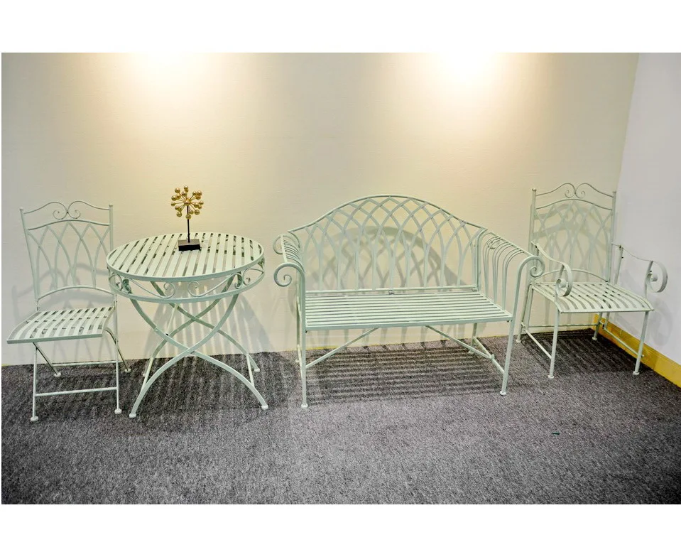 Мебель для патио, набор кованых диванов из железа для сада