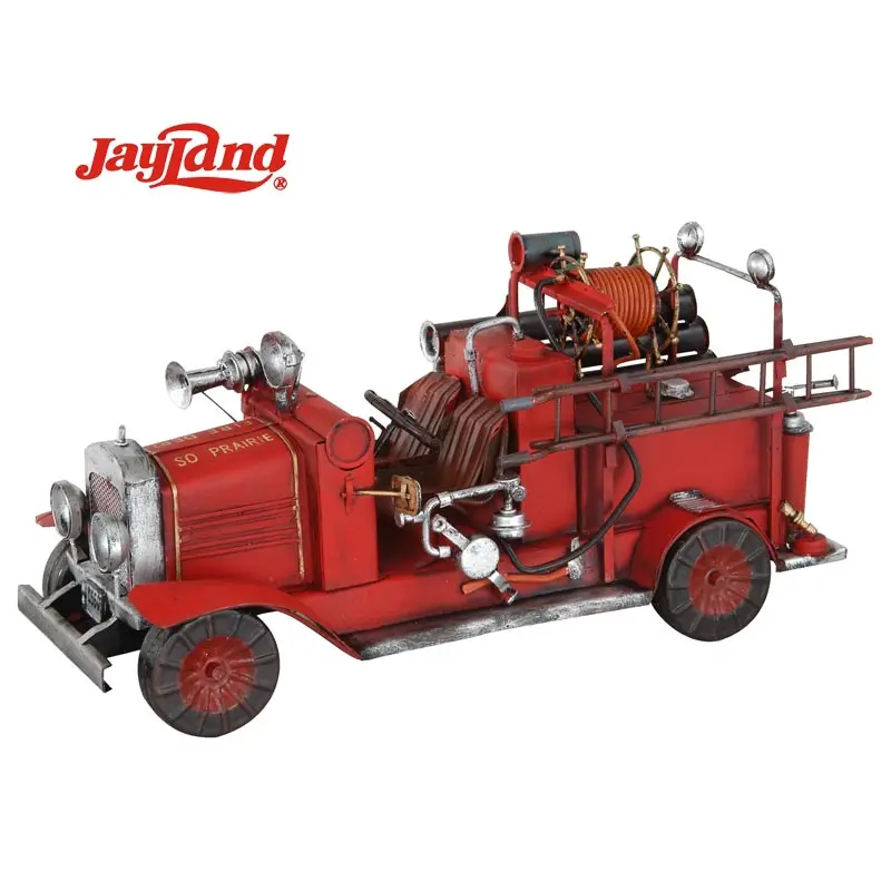 Antique Style Metal Model Fire engine Model