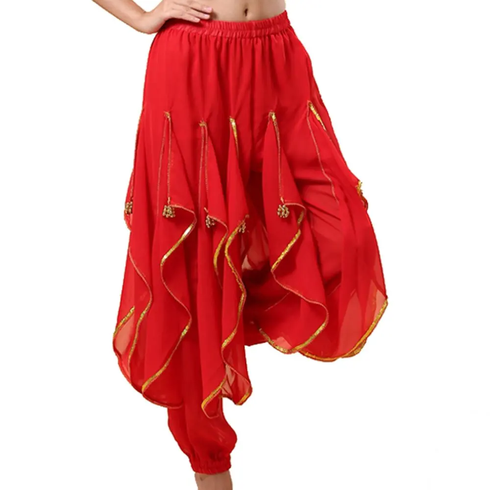 BestDance Belly Dance Harem Pants Bollywood Arabic Dancing Costume Rotation Trousers