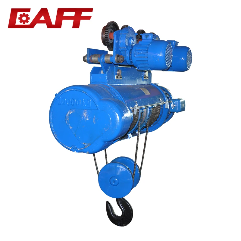 220V Mini Electric Hoist Winch/Cable Hoist with Electric Trolley