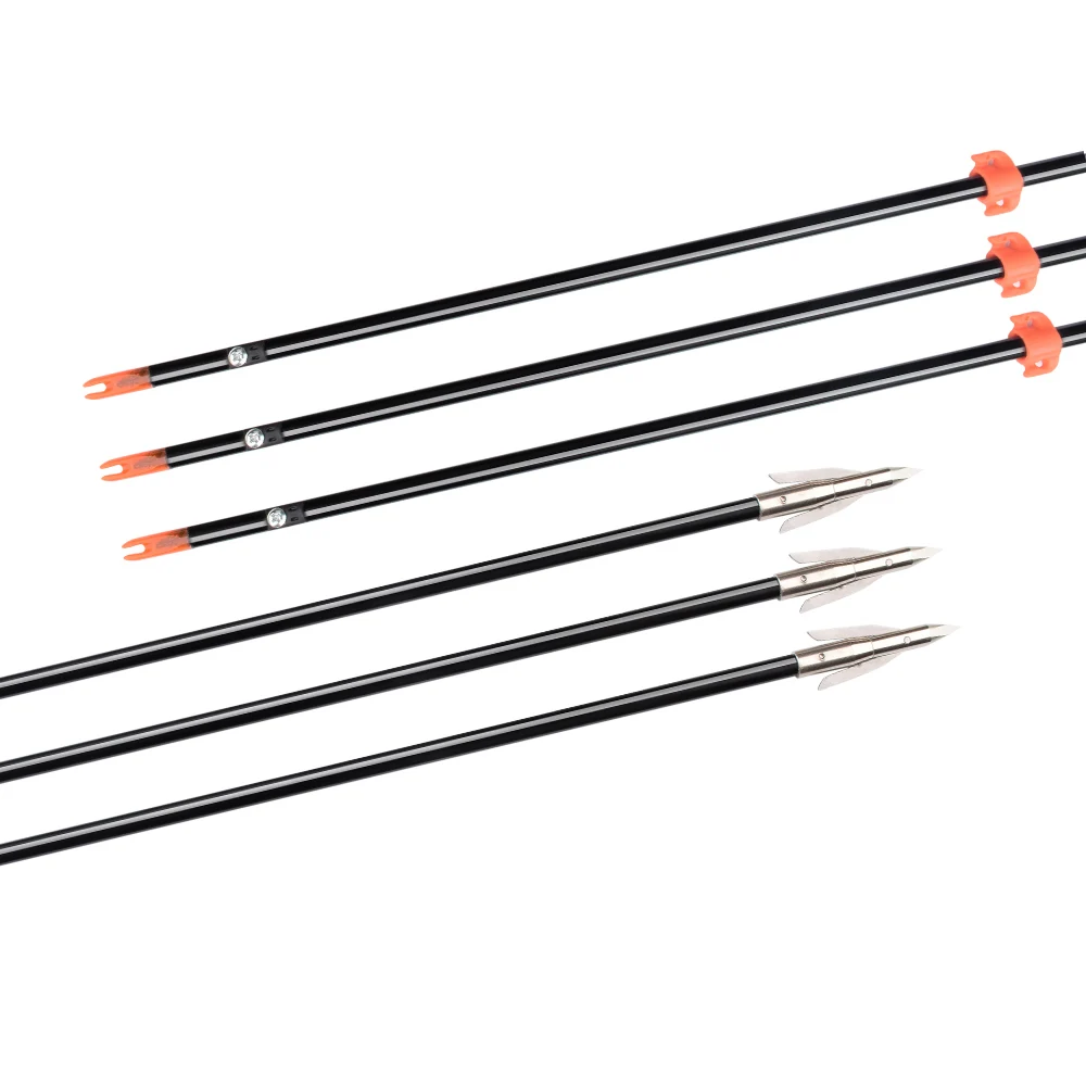 Bow fishing Arrow shafts Fiberglass Archery hunting fish arrows