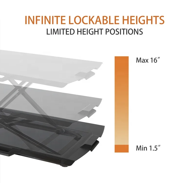 inexpensive portable folding laptop office standing desk riser