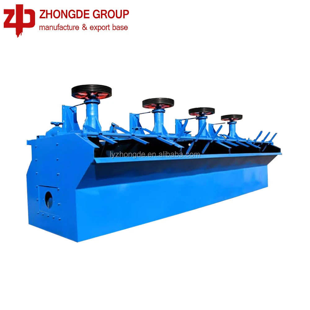 Widely Used Mining Gold Copper Ore Flotation Machine From Luoyang Zhongde