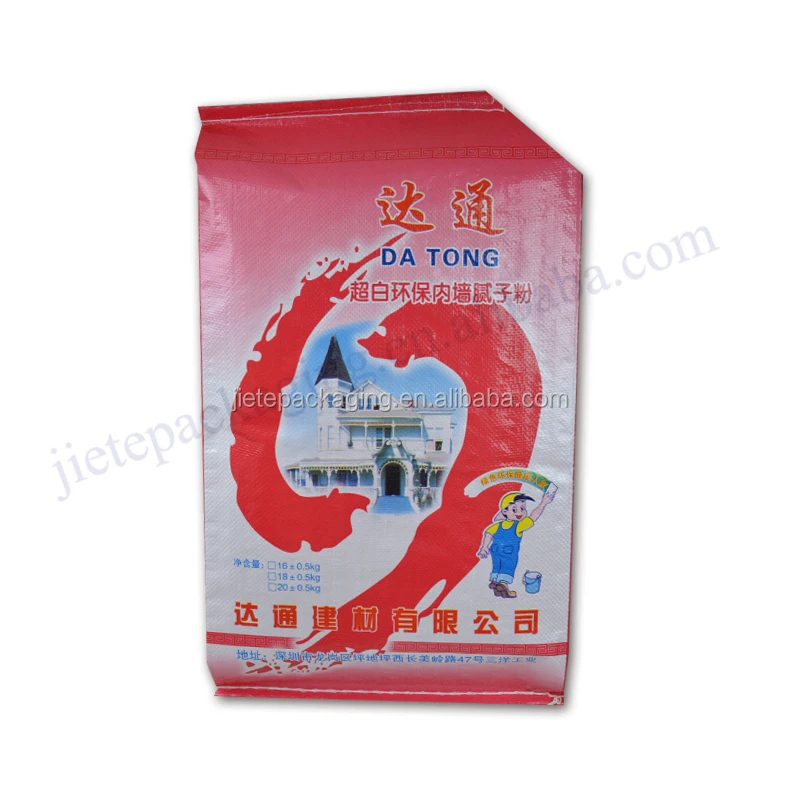 High quality white pp woven portland cement,wall putty powder bag price Philippines