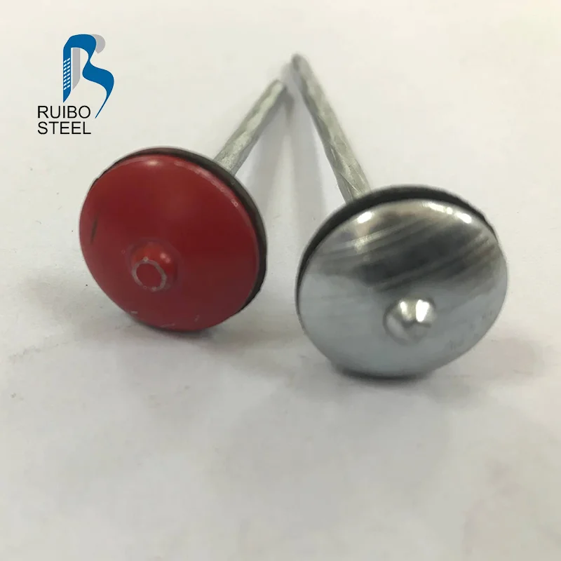 nail for roof with metal washer robber washer oofing nails coil