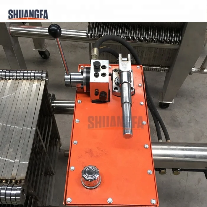 Grape Wine Plate Filter For Fine Filtration, Stainless Steel Beer Filter Machine With Filter Cardboard