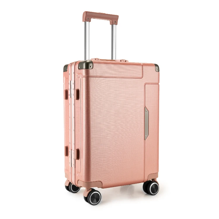 Custom hard shell travelling bags suitcase sets with tsa lock pc trolley luggage