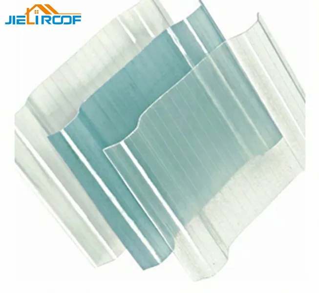 
transparent corrugated fiberglass roof tile 