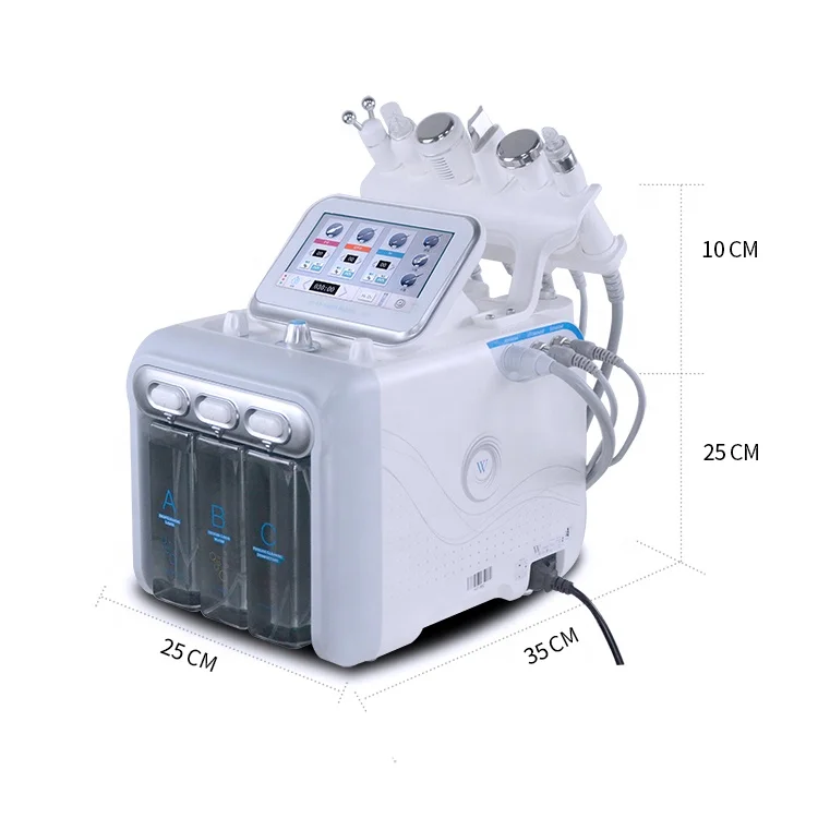 6 In 1 Maquin Hidra Hydradermabrasion Aqua Peel Equipment Hydro Aquafacial Hydra Hydrodermabrasion Facial Dermabrasion Machine