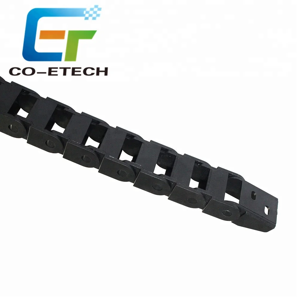 Cable Chain 1M Nylon Black Drag 7*10 10*10 10*15 10*20 10*30 10*40mm For Wire Carrier Power Chain Cableveyor