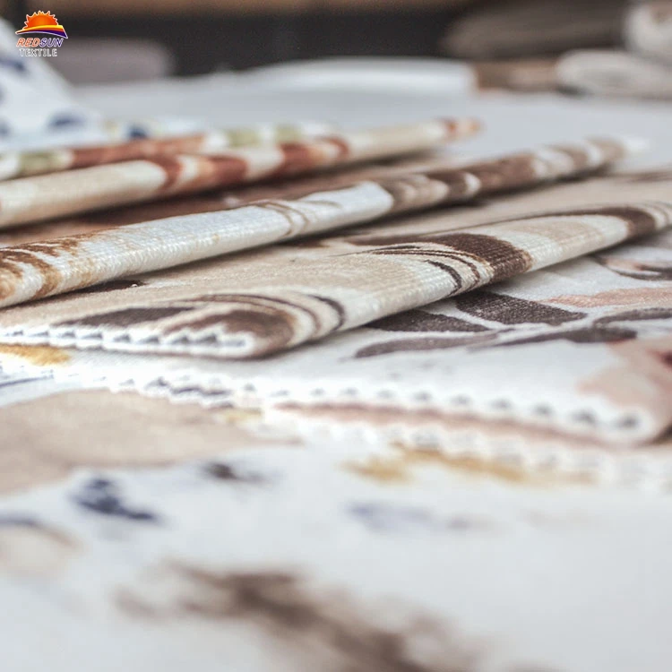 Free Samply 100%Polyester Bed Sheets Braemore Garment Print Custom Textile Block Print Fabric