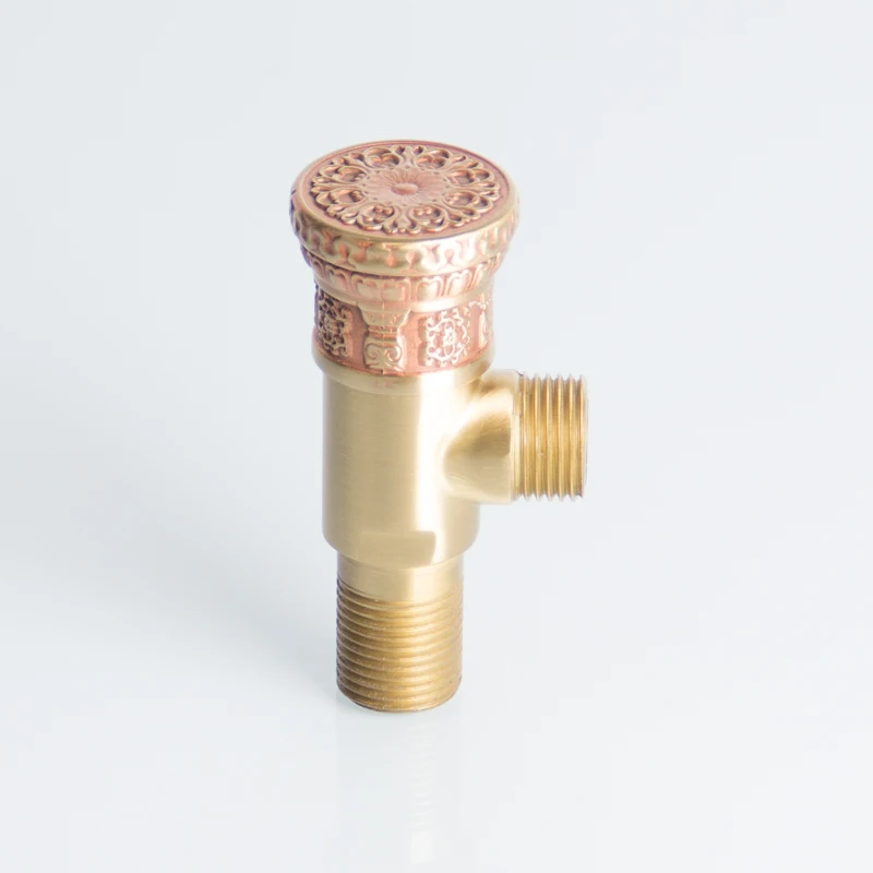 Deluxe Two Way Valve Brass Angle Valve Kitchen Fittings Stop Cock Valve
