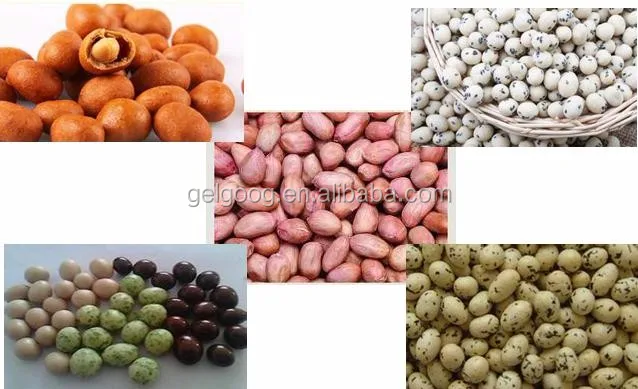 peanut Coating Machine|Automatic Coating Pan|Coated Peanut Machine
