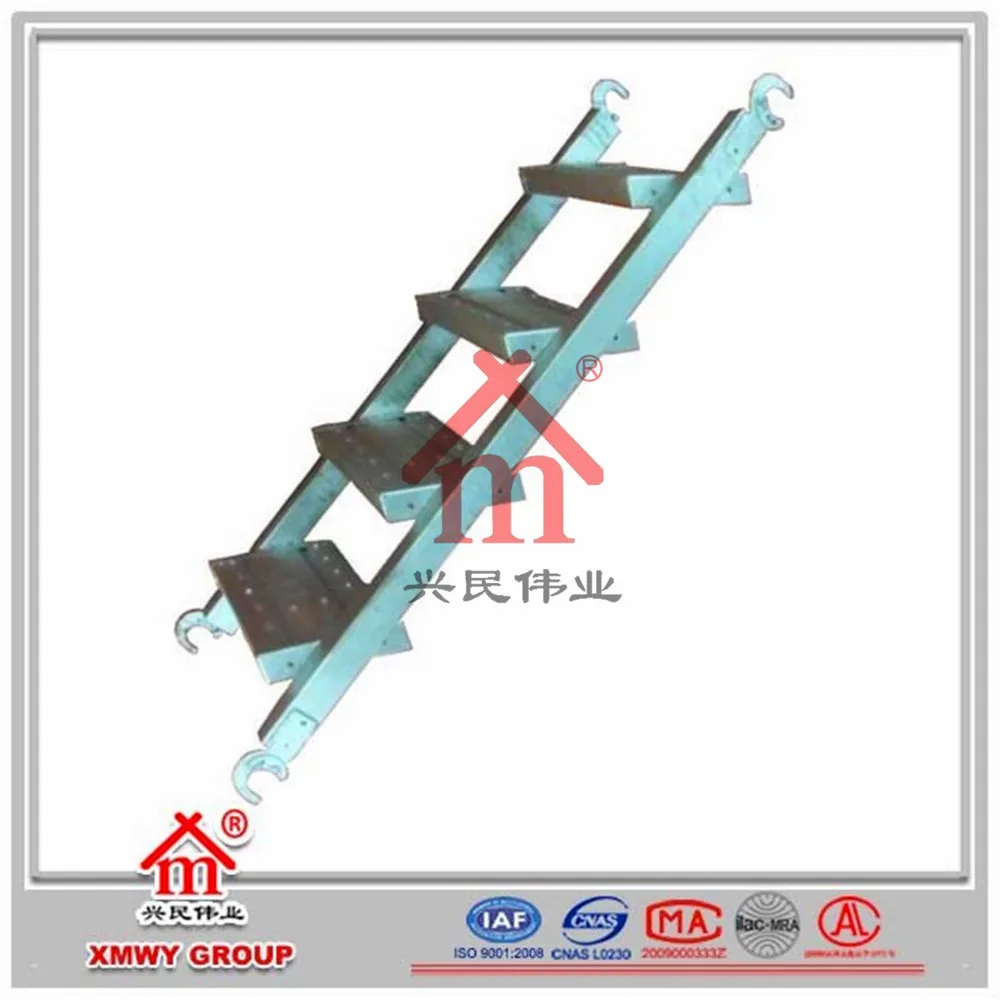 Сопротивление скольжению стали леса плавающий лестницы/восхождение лестницы с крючками