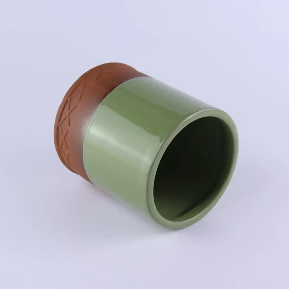 glazed handmade terracotta clay cup, Mugs