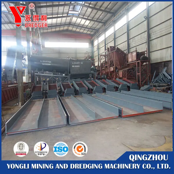 Sluice Box for Sand Gold Concentrating, gold sluice box gold panning machine