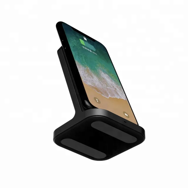 10 Вт Беспроводное зарядное устройство с двойной катушкой 7,5 Вт/10 Вт Быстрая Зарядка Qi Беспроводное зарядное устройство