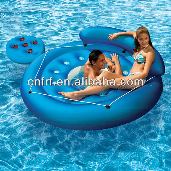 
inflatable Island Float lounge relaxing pool water toy 