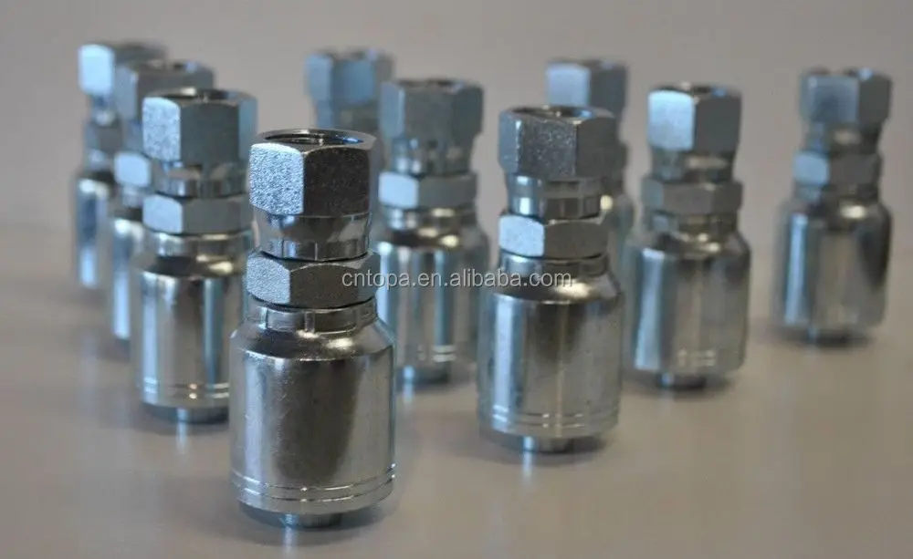 Parker 1CE43/1CF43 metric female hydraulic hose and fitting