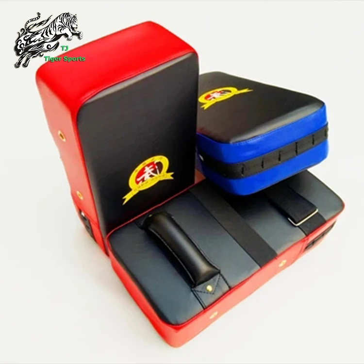PU Leather Thai Pad for MMA Kicking Training Equipment