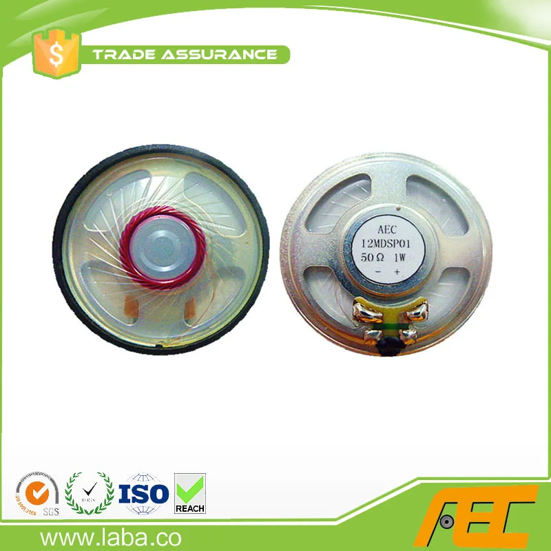Mini Loudspeaker driver unit 50 ohm mylar speaker
