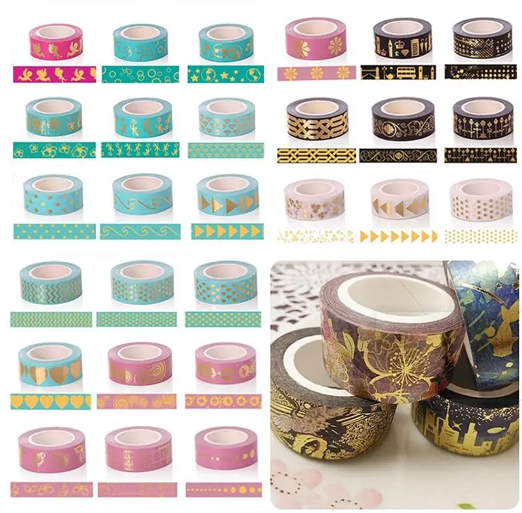 
cheap OEM logo custom cartoon anime printed washi tape Japanese masking kawaii love washi tape paper as gift 