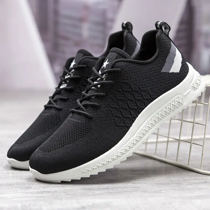 Custom black Safety Fashion Sneakers Men Sport Shoes Running