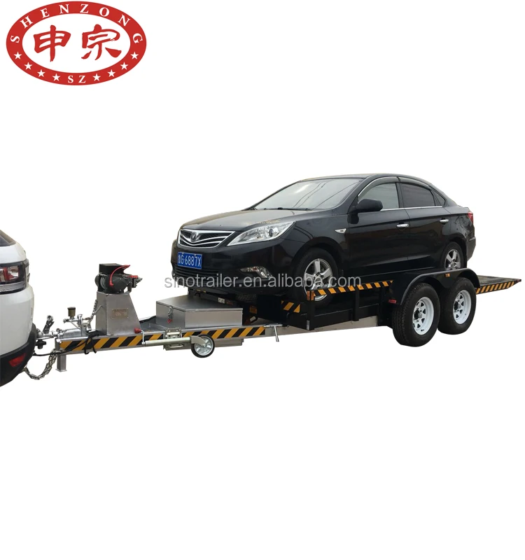 ATM 3.5T Car Trailer of Inner Deck Length 4880mm * Width 2000mm Tilt Design