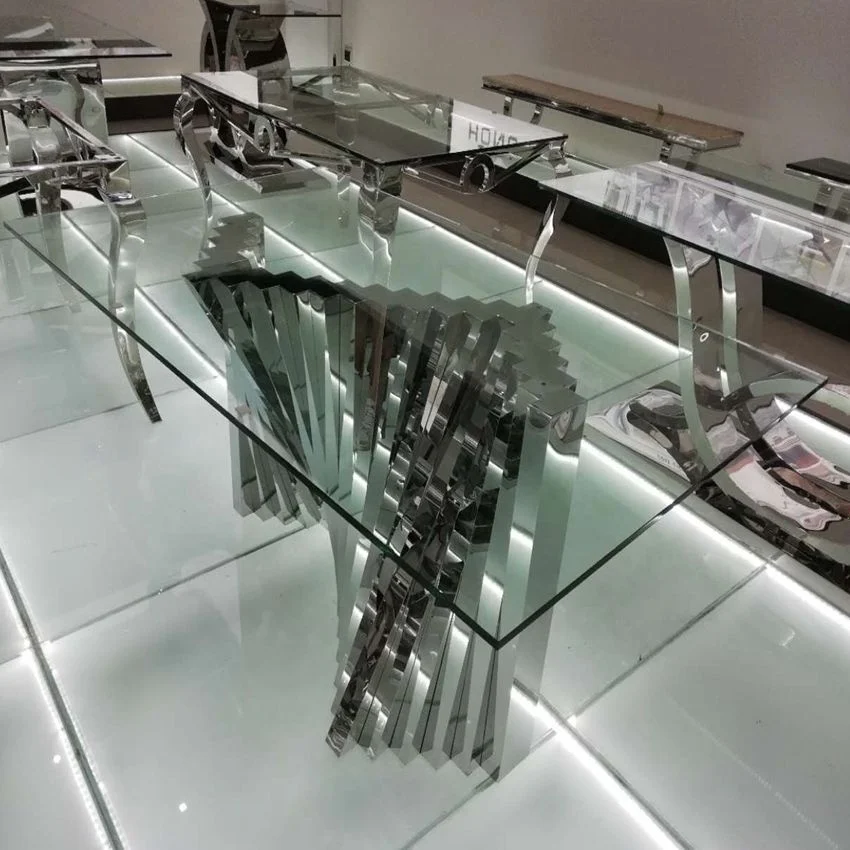 SS table for your house/Contemporary Silver Stainless Steel End Table