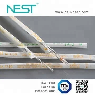 Individually Wrapped Sterilization Plastic 5ml Serological Pipettes