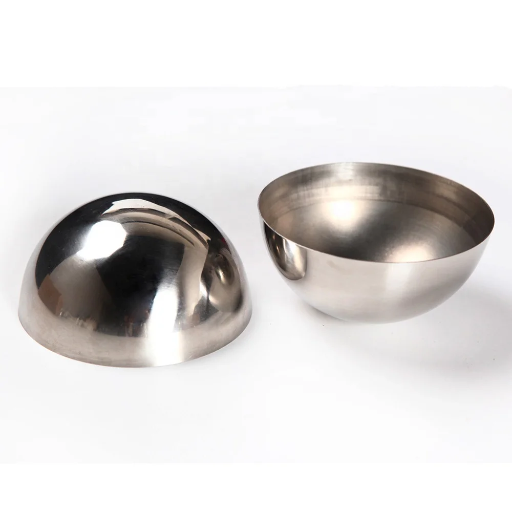 Polished hollow hemisphere ball stainless steel half bowl 50mm 60mm 70mm 80mm 90mm