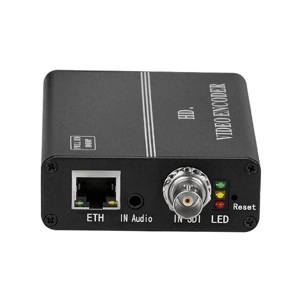 Haiwei H8114 H.264 Video SDI to IP Encoder with SDI output  RTMPS SRT UDP Encoder for IPTV Live Streaming Video conference