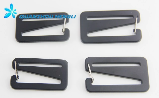 New Product  25/46/52MM Aluminum Metal Belt Slider Clip
