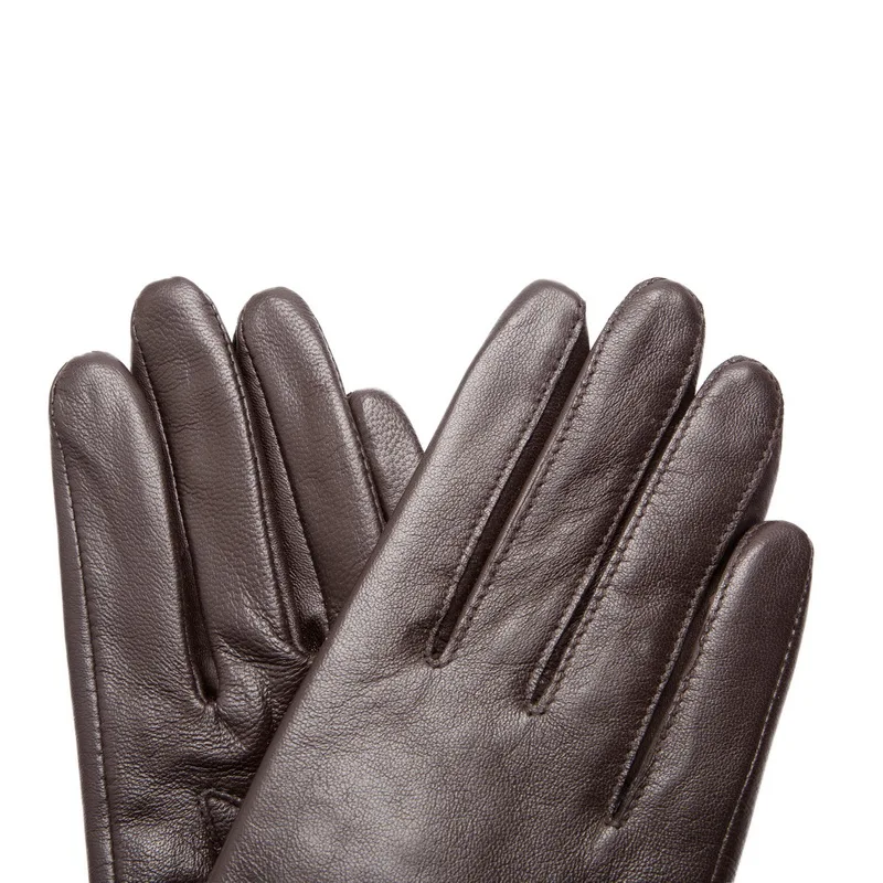 GL77 женские коричневые перчатки из овчины