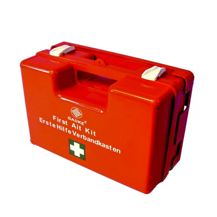 DIN 13157 professional first aid kit packed in ABS box for School