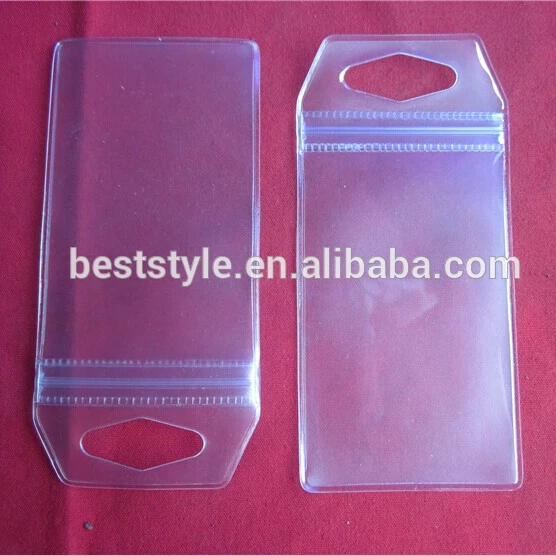 Clear punching hole plastic eva pvc fishing hook packaging bags
