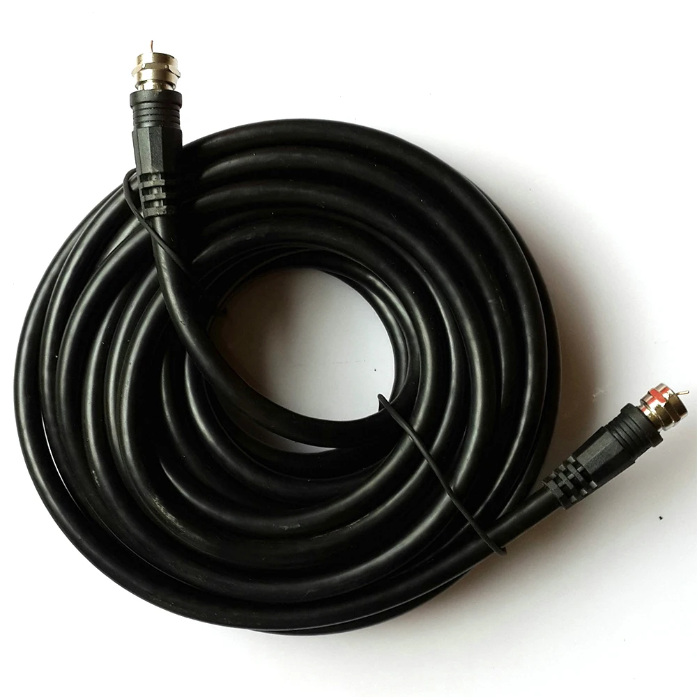 rg6 rg59 f quick male to f quick male plug f connector tv coaxial cable