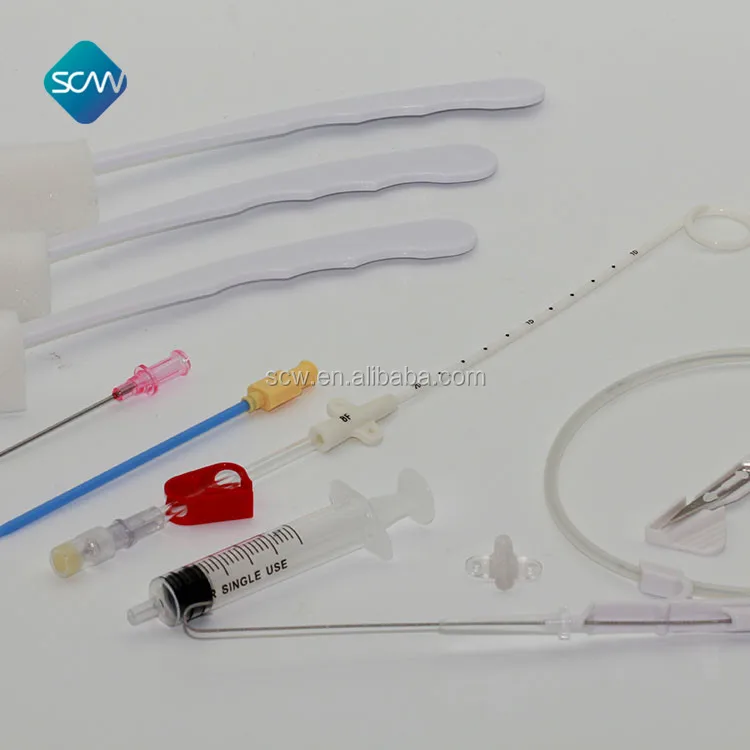 Good Price Urology surgical consumables Pigtail Drainage Catheter Set