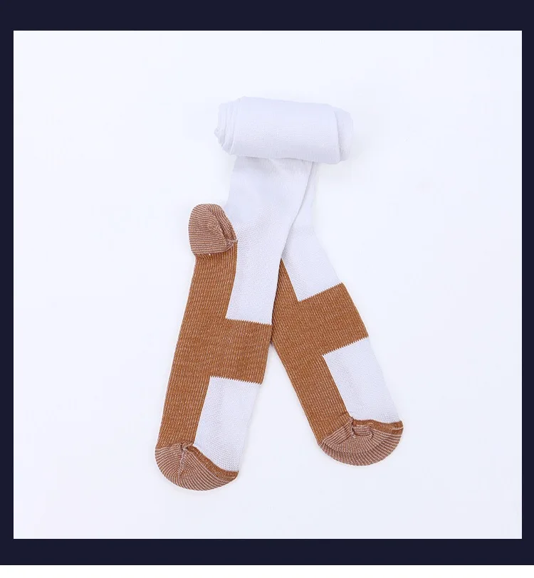 thigh high compression stockings Factory compression socks, black and white color cooper socks, compression socks in stock