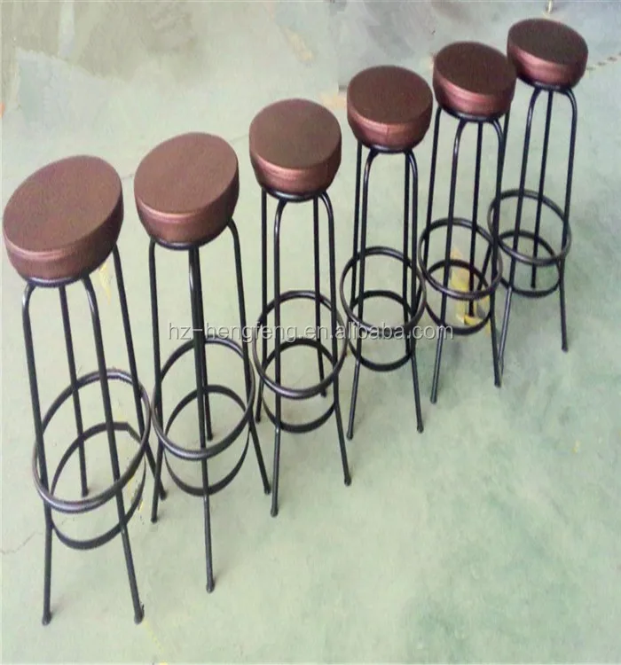 retro design cheap metal vintage bar stool