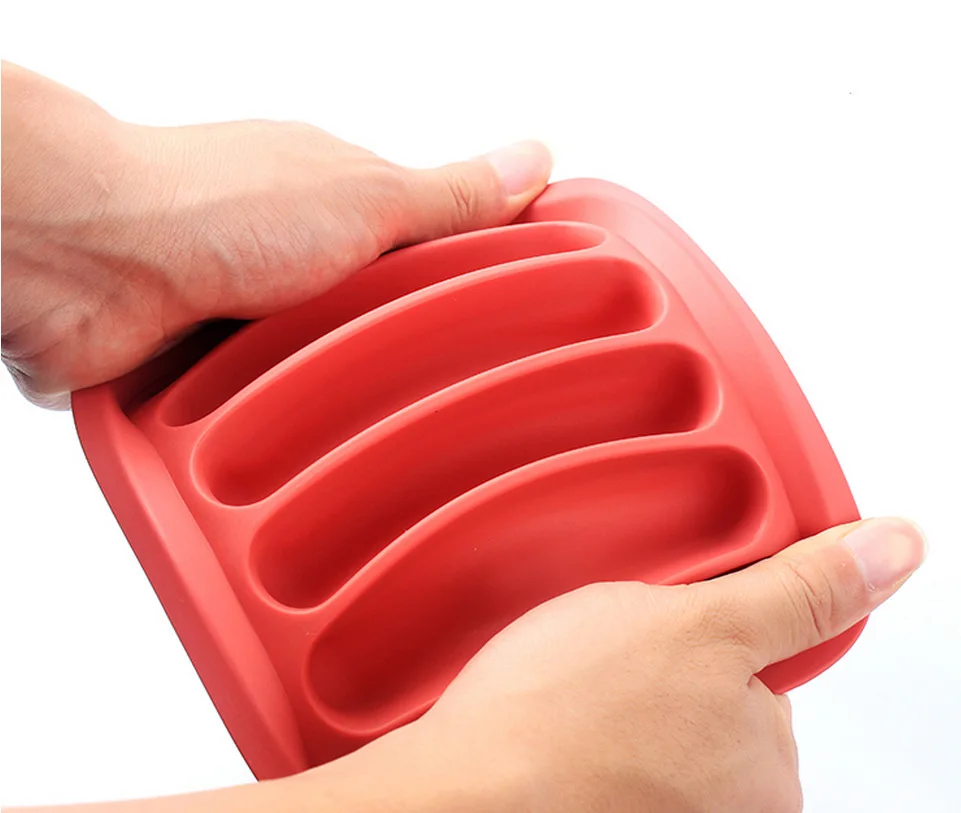 Силиконовые колбаса плесень хот-дог ветчина колбаса дополнительные еда абразивный DIY Плесень