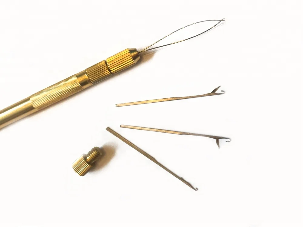 Wholesale price hot sales metal handle wig hook needle
