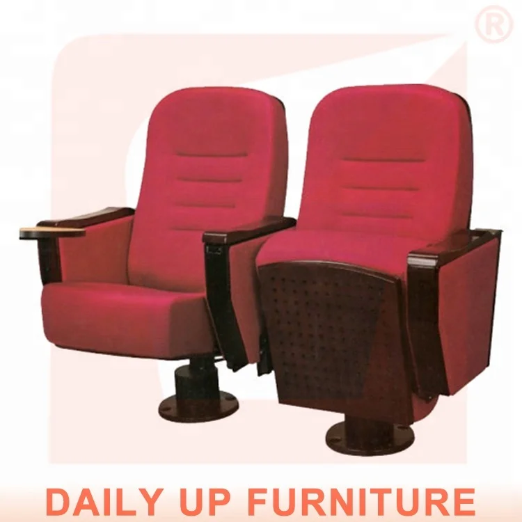 Town Hall Folding Chair for Auditorium Extravagant Audio Visual Chair with Tablet VIP Lecture Hall Furniture