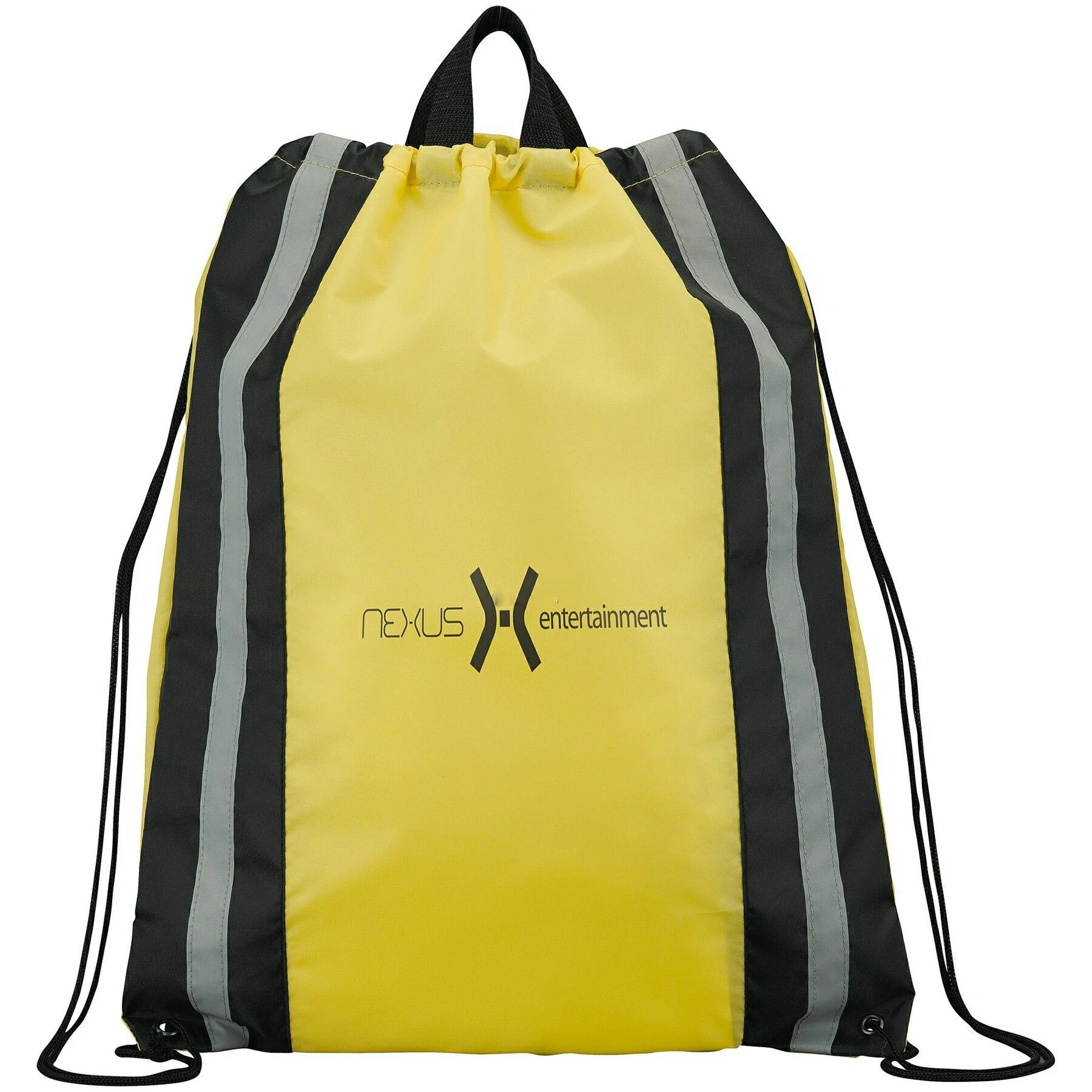 210D polyester backpack  sublimation printed promotional drawstring bag oem