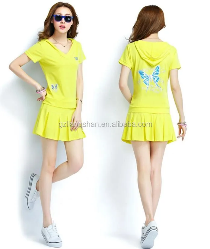
Ladies tennis wear sportwear/fitness suits 