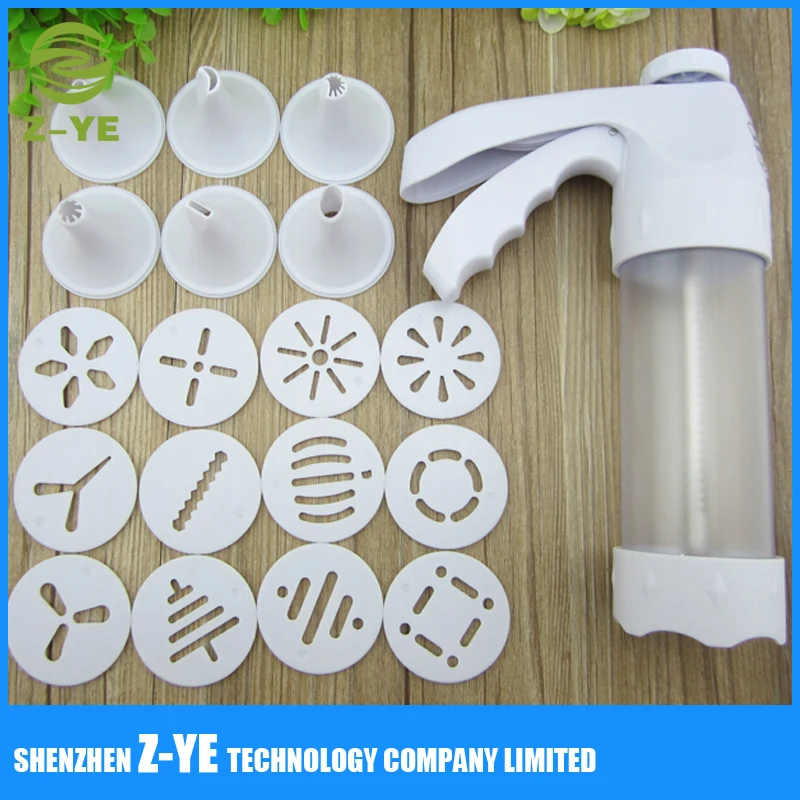 Cookie Press with Disks and Storage Case