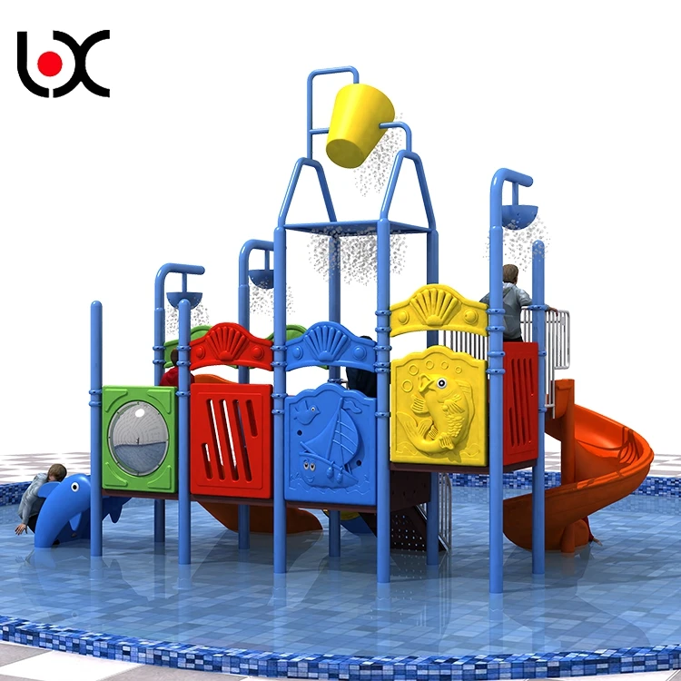 2020 New Big water park playground outdoor water kids playground swimming pool slide