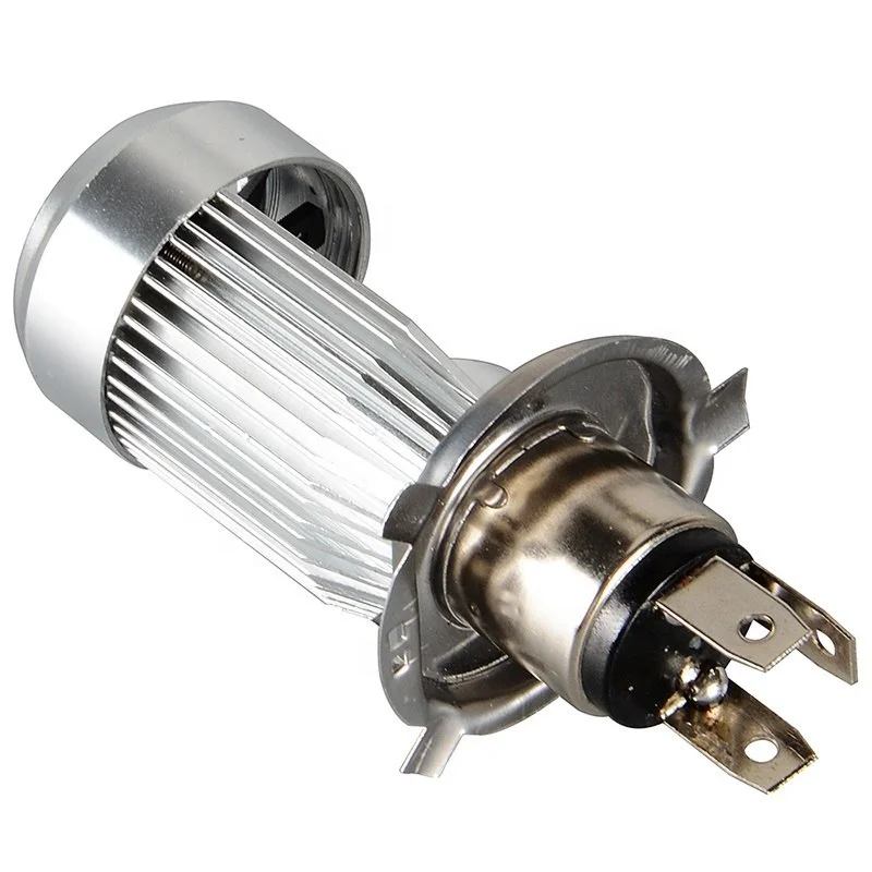 2015 COB LED Motorcycle DC/AC 6-36V Motorbike Headlight H4 Motor Bike Fog Lamp Bulb Light Moped Scooter ATV Hi Lo Beam Bixenon